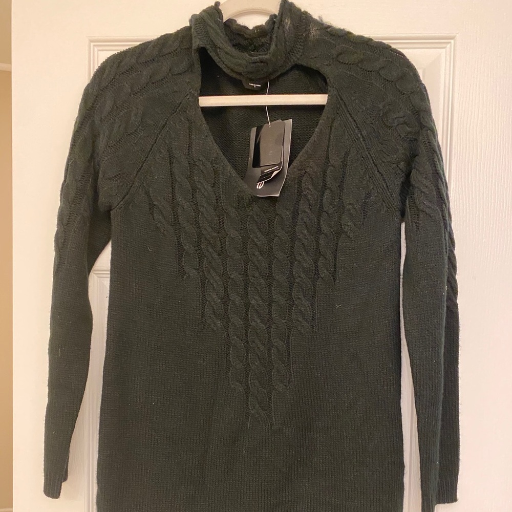 Bebe Black Sweater Dress